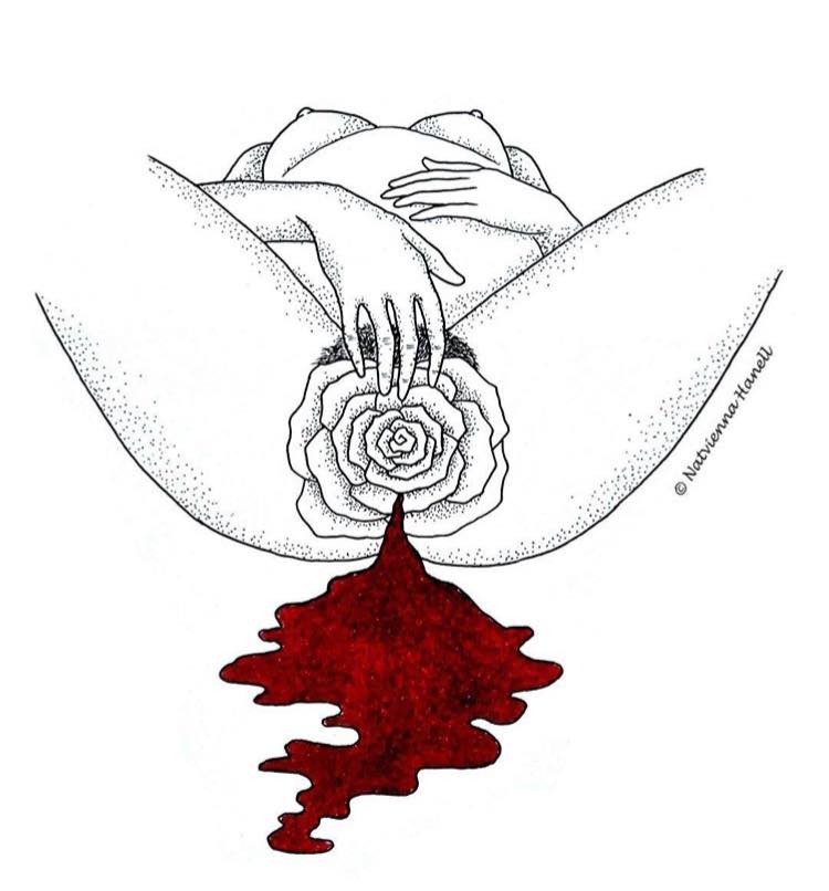 Menstruationsblod – smukt, kraftfuldt og magisk!