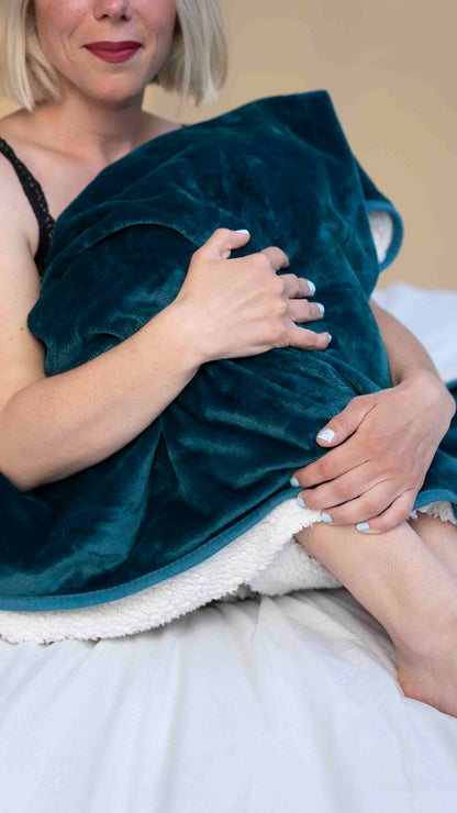 Vandtæt Goddess Blanket™ – Oceanblå