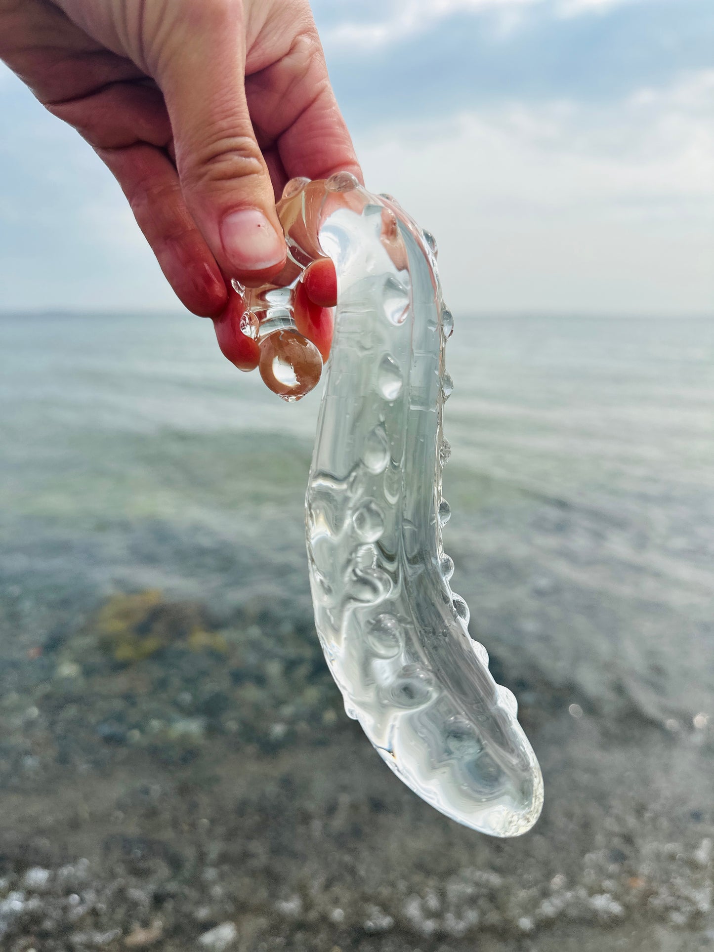 Den Magiske Sprøjter™ Glasdildo
