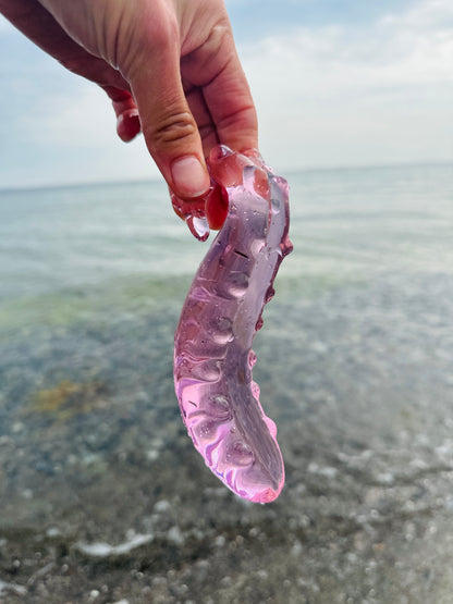 Den Magiske Sprøjter™ Glasdildo