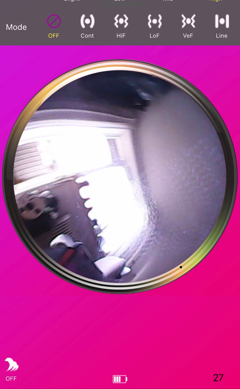 Gosling Eye stav - Endoskop Livmoderhals Kamera Dildo